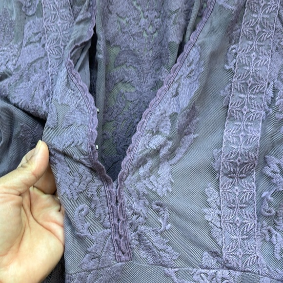 Free People reign over me dress bell sleeve - Picture 7 of 15